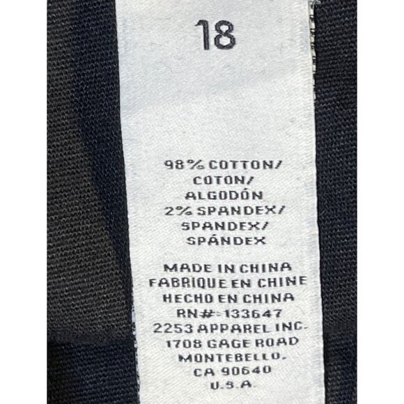 RE generation By Celebrity Pink Womens Size 18 High-Rise  RELAXED Cargo Pants Bl - Picture 10 of 10